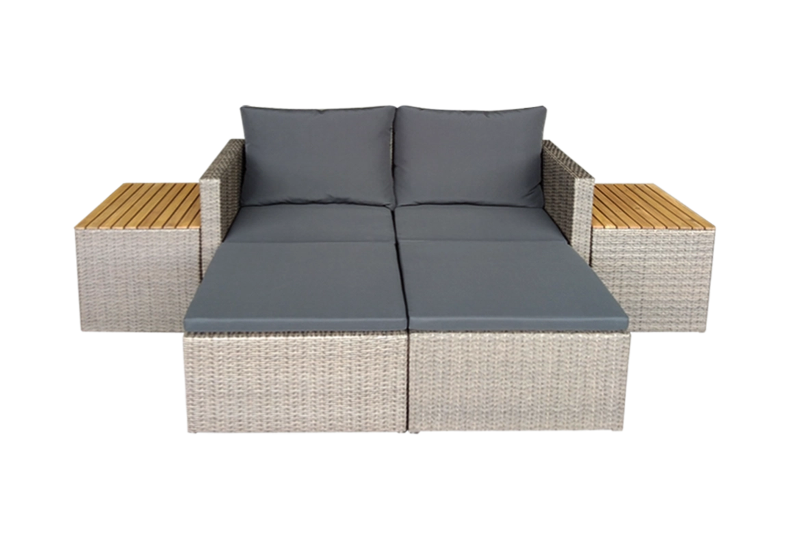 NORDIC MULTI-FUNCTION WICKER LOVE SET 2