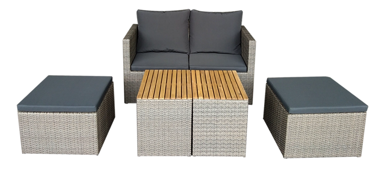 NORDIC MULTI-FUNCTION WICKER LOVE SET 3